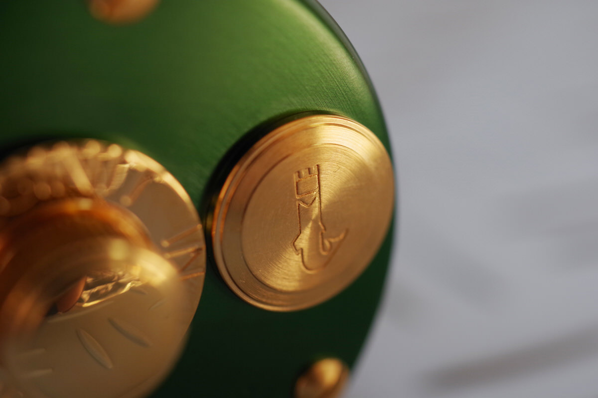 五十鈴工業 BC521SSS VINTAGE green / gold 極美品！ 五十鈴工業