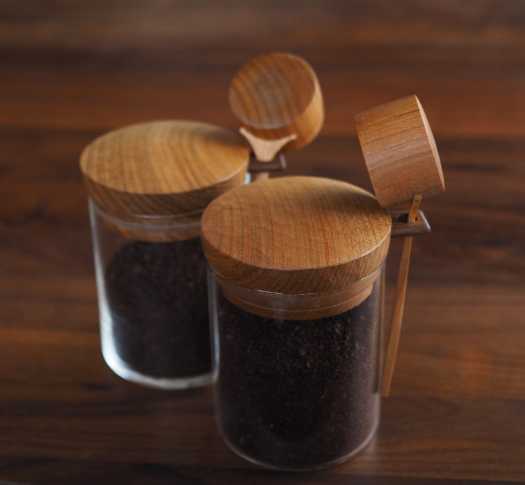 森想木工舎（田澤祐介氏）のコーヒーキャニスターと珈琲杓 | 男の逸品図鑑