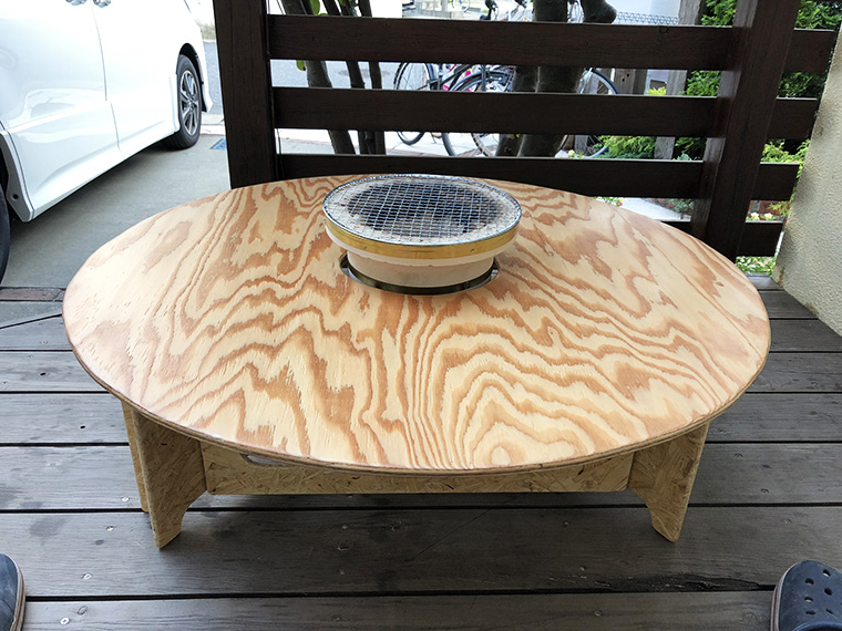 YAMAGOMORY 八角形 七輪テーブル 八卓 YAMAGOMORY 八卓 High 七輪