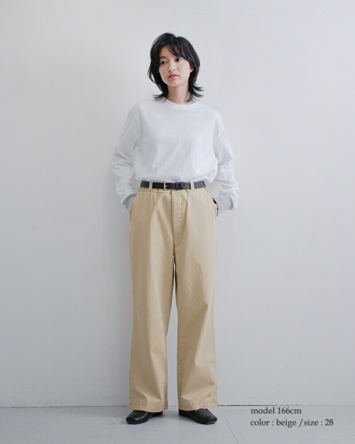 chimala チマラ チノ トラウザー パンツ cs39-wp15-rf 【サイズ交換