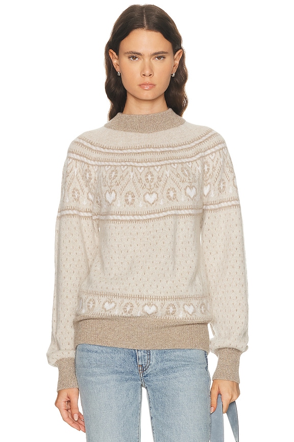 Bottega Veneta Open Cable Knit Sweater in Chalk | FWRD
