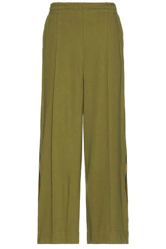 Fear of God ESSENTIALS Bonded Nylon Field Pant in Military | FWRD