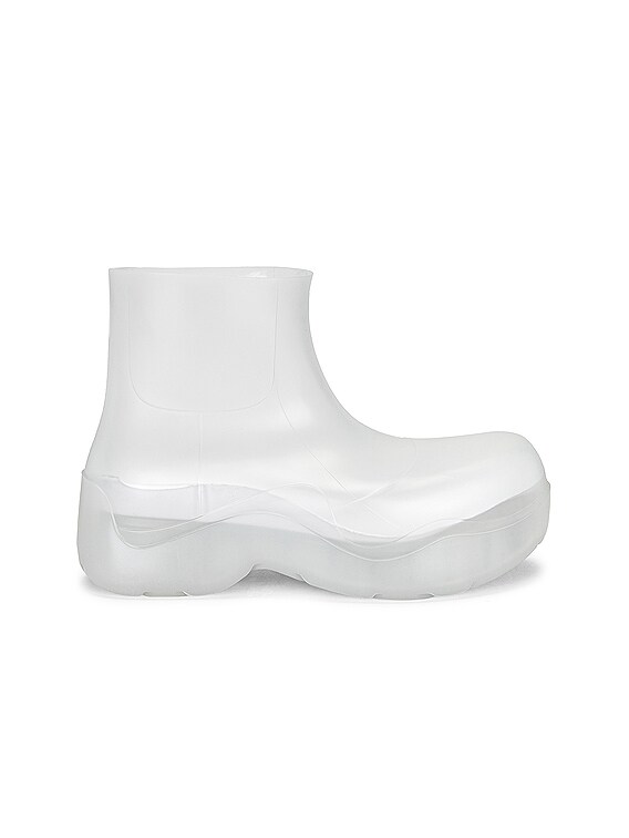 Bottega Veneta Puddle Ankle Boots in Glass | FWRD