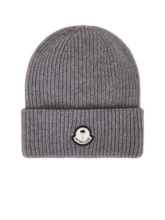Moncler Genius X Palm Angels Beanie in Grey | FWRD