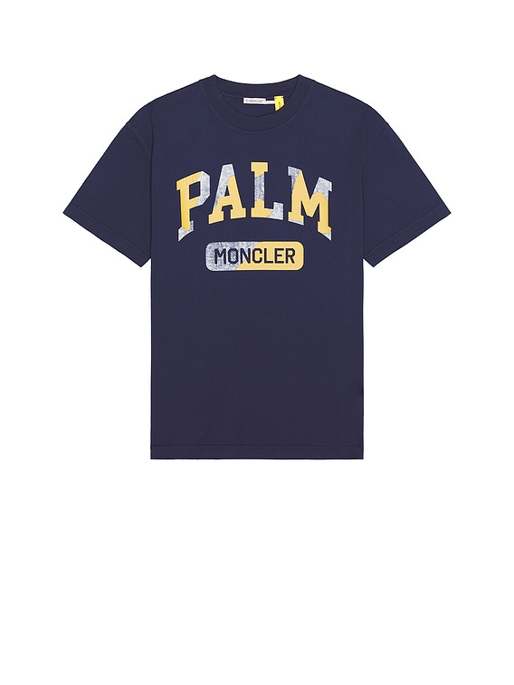 Moncler Genius x Palm Angels Palm T-Shirt in Blue | FWRD