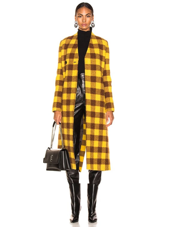 Rick Owens Museum Coat in Raisin | FWRD