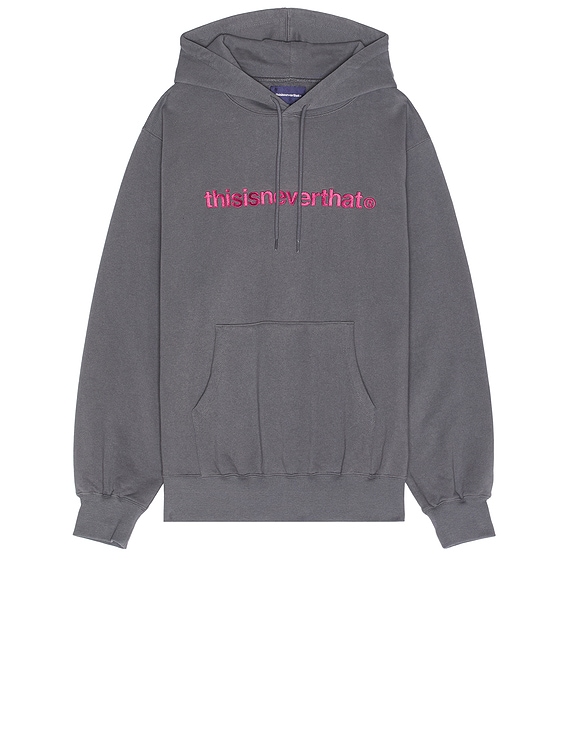 thisisneverthat T Logo Hoodie in Dark Grey | FWRD