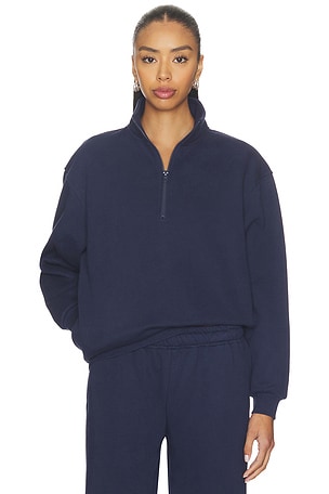 Lovers and Friends Kelsey Half Zip Pullover in Navy Blue | REVOLVE