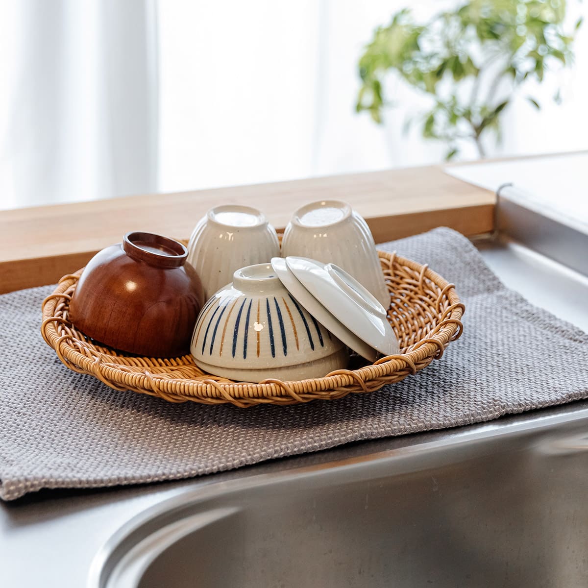 洗えるカゴ ざる ラウンドL | itomani（いとまに）｜日常の「暇（いと