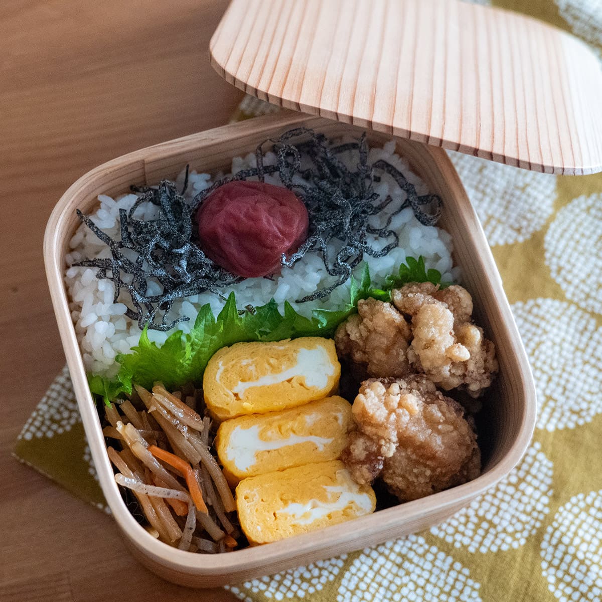 だけメシちはるさんコラボ】国産杉の四角い曲げわっぱ弁当 | itomani
