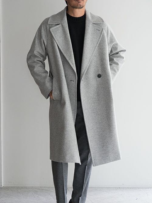 Hevo イーヴォ ベルテッドコート BRINDISI L.GRAY | ITAL STYLE WEAR
