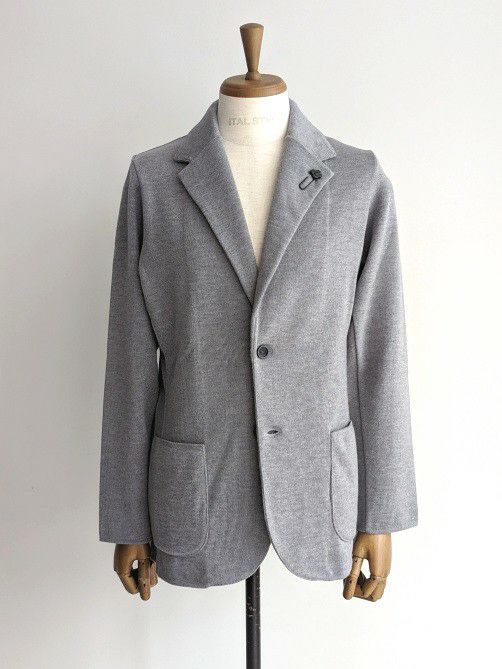 LARDINIラルディーニ ニットジャケット GRAY | ITAL STYLE WEAR