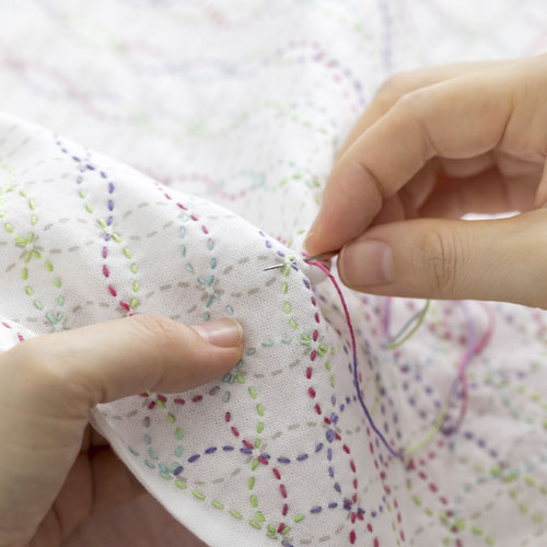 クロスステッチフレーム＜睡蓮の池2＞ | リバティ 生地、編み物、刺繍