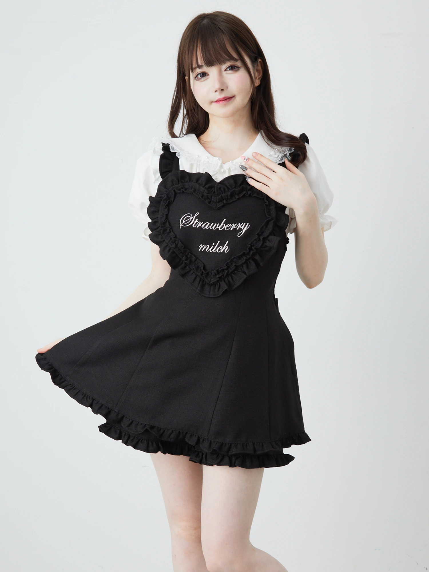 ☆値下げ☆Ank Rouge ゴシックローズのセットアップ ブラック