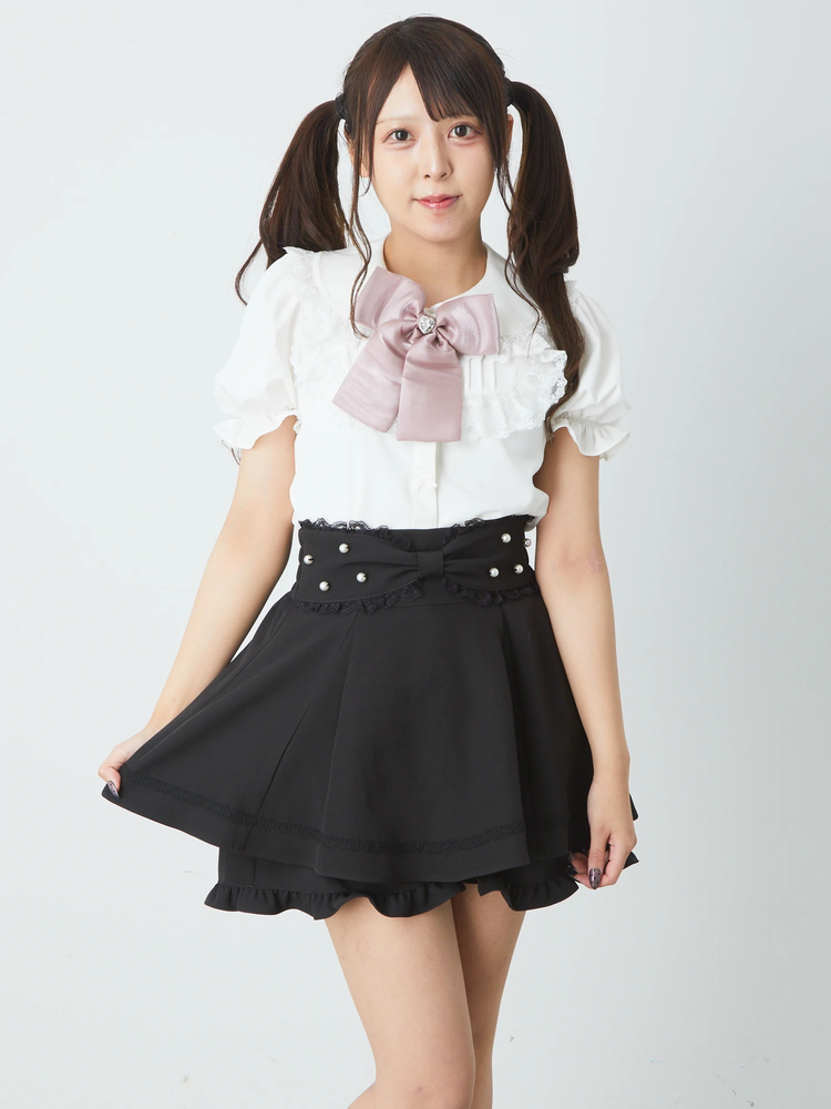 リボンスカパン - Ank Rouge(アンクルージュ)のショートパンツ