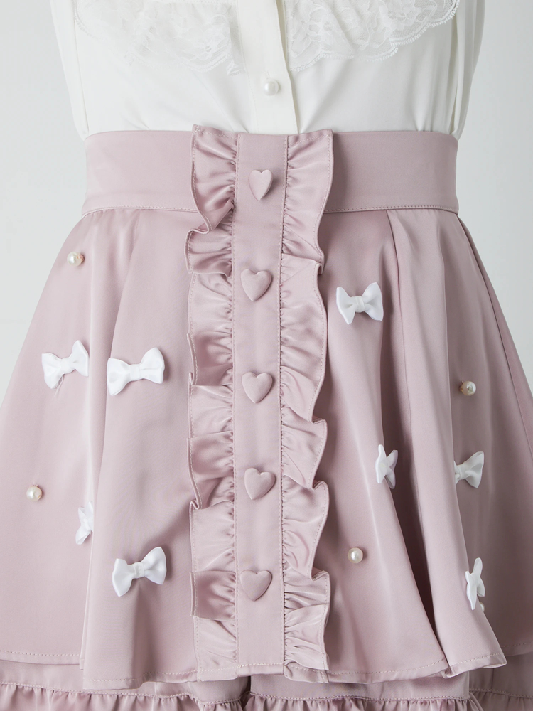 推し活リボンスカパン - Ank Rouge(アンクルージュ)のショートパンツ