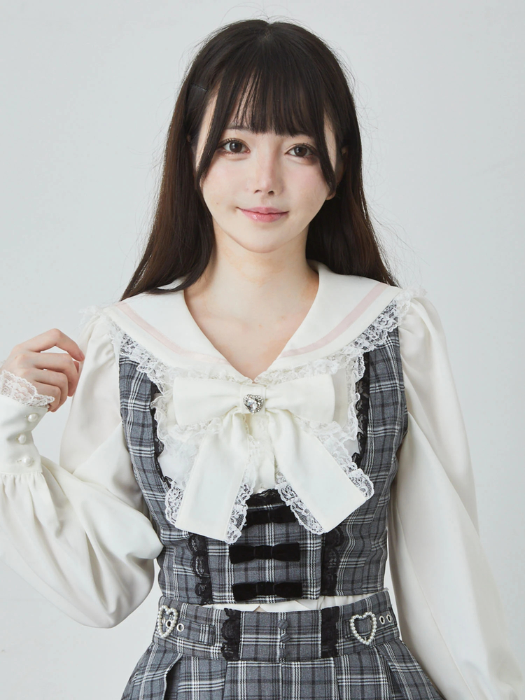 3つリボンベスト - Ank Rouge(アンクルージュ)のベスト・ジレ