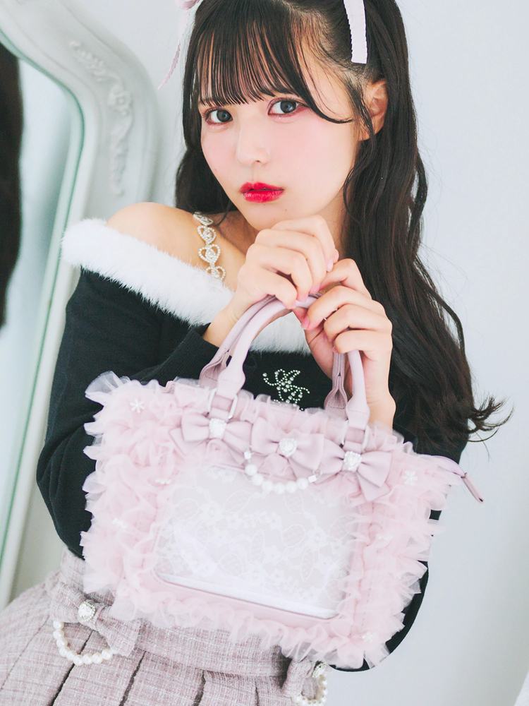 確定ファンサのおまじないチュールフリルBag - Ank Rouge(アン