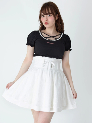 オーバーレースコルセットスカート - Ank Rouge(アンクルージュ)の