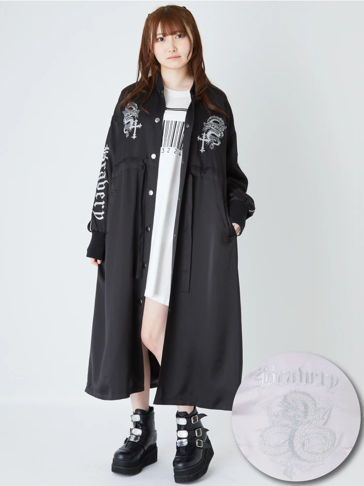 ドラゴン刺繍ロングスカジャン - Jamie エーエヌケー(ジェイミーエー