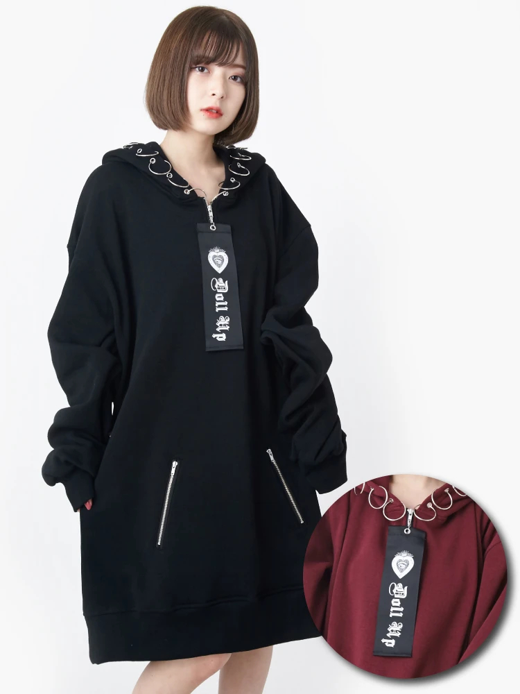 ピアスフーディーBIGパーカー - Jamie エーエヌケー(ジェイミーエー