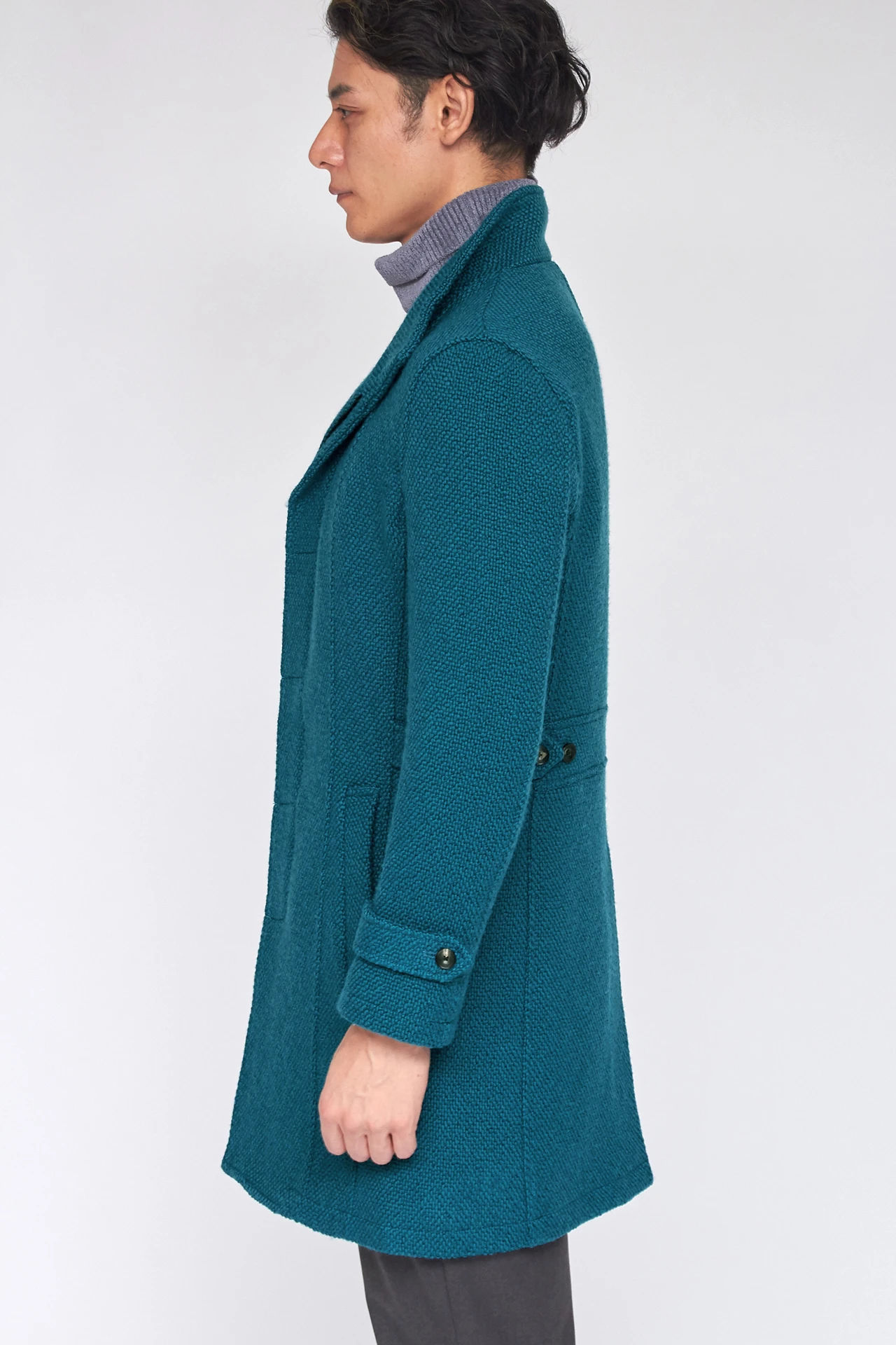 ZERO by TORNADO MART∴プリペラバルキーツィードスタンドコート