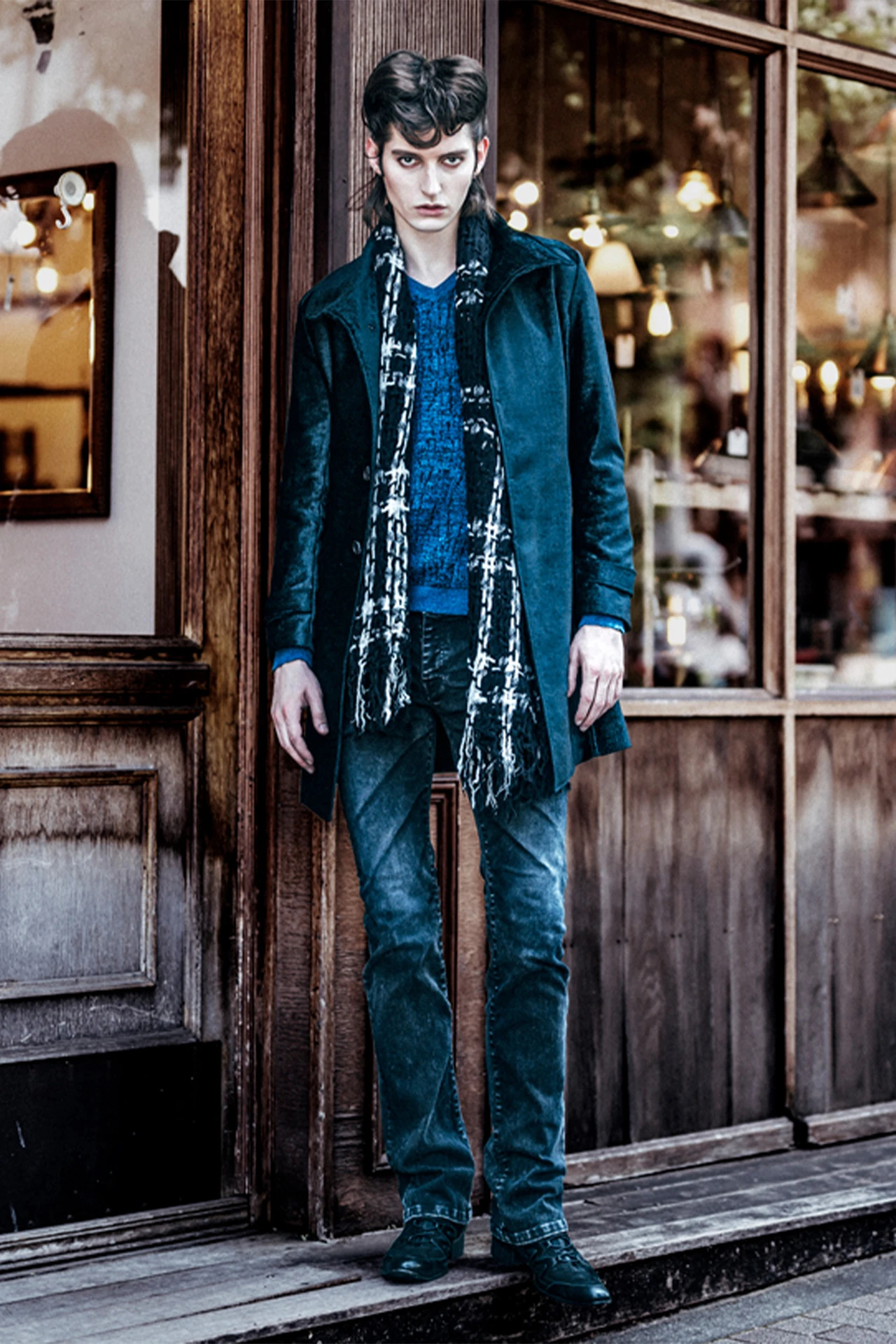 TORNADO MART∴スモーキーブラストシューカットデニム / TORNADO MART