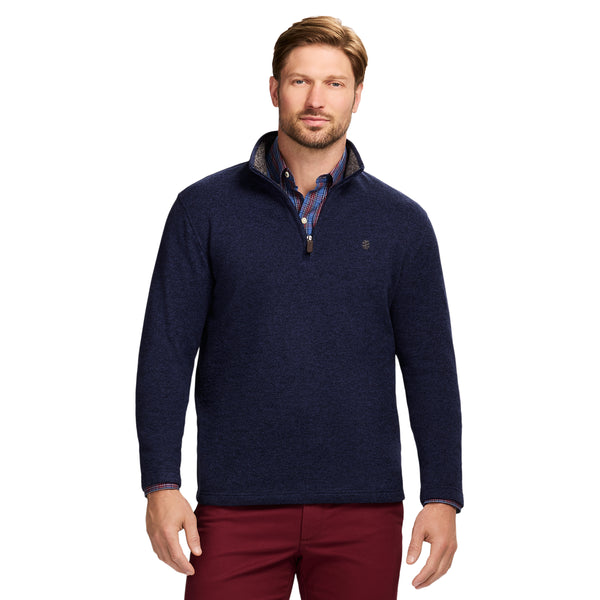 Thermasoft Sweater Fleece Quarter Zip - Navy Blazer – IZOD