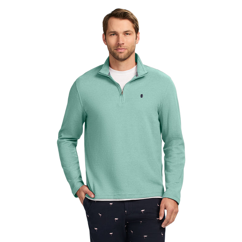 PERFORMANCE COMFORT QUARTER ZIP - BERYL GREEN – IZOD