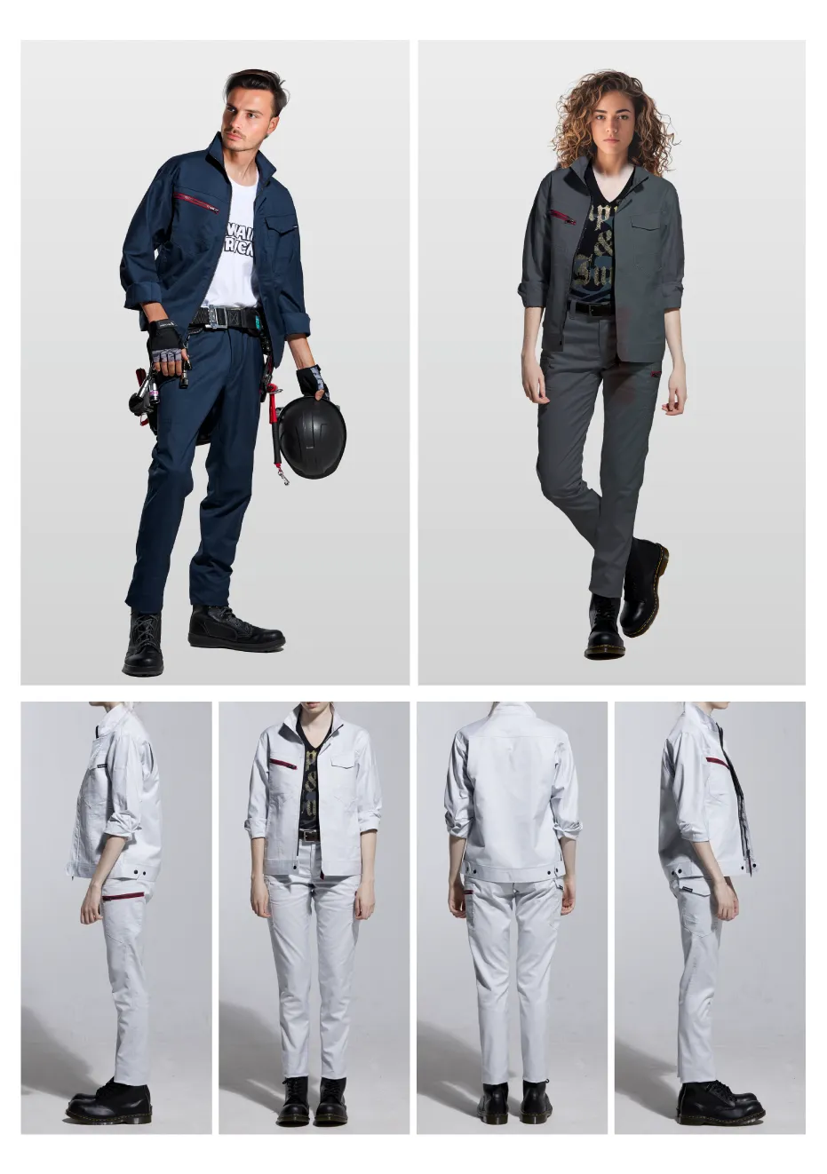 Z-DRAGON】73302 エコ製品制電ストレッチノータックカーゴパンツ[2024