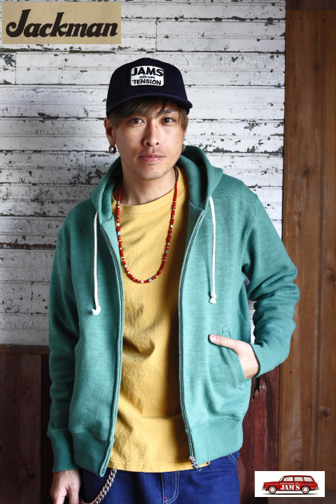 JACKMAN 別注 GG スウェット スナップ ジャケット L 日本製 JACKMAN