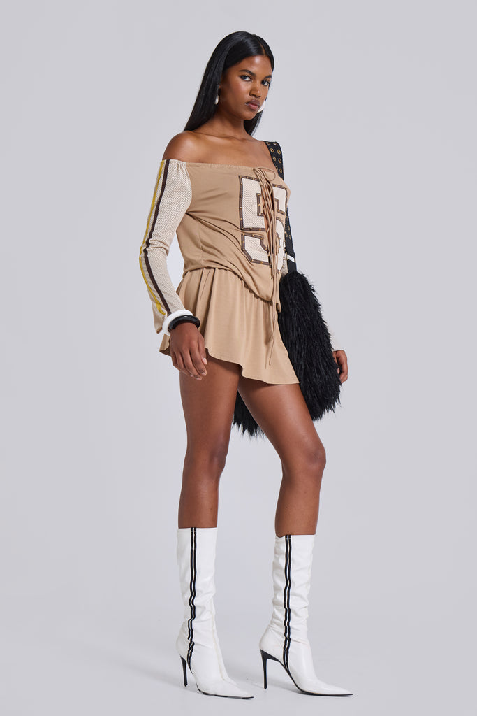 Maia Lace Up Mini Dress | Jaded London | Clothing