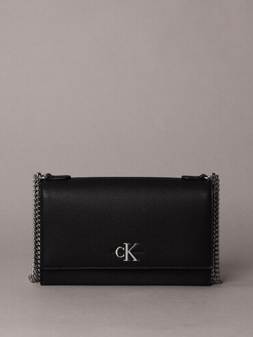 ショルダーバッグ - スモールフラップチェーンクロスボディバッグ