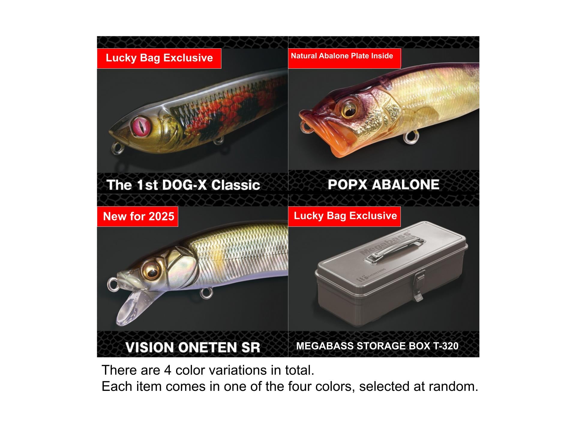 Megabass 2025 Limited Lucky Bag For Bass – JDM TACKLE HEAVEN