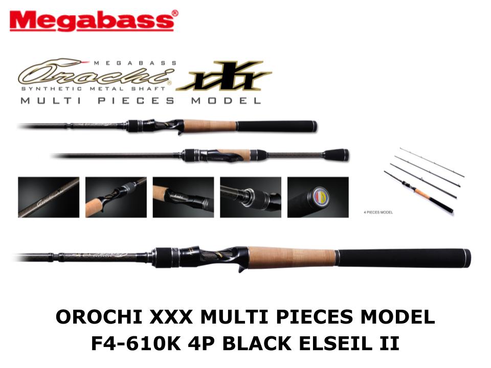 Megabass Orochi XXX Multi Pieces Model Casting F4-610K 4P Black