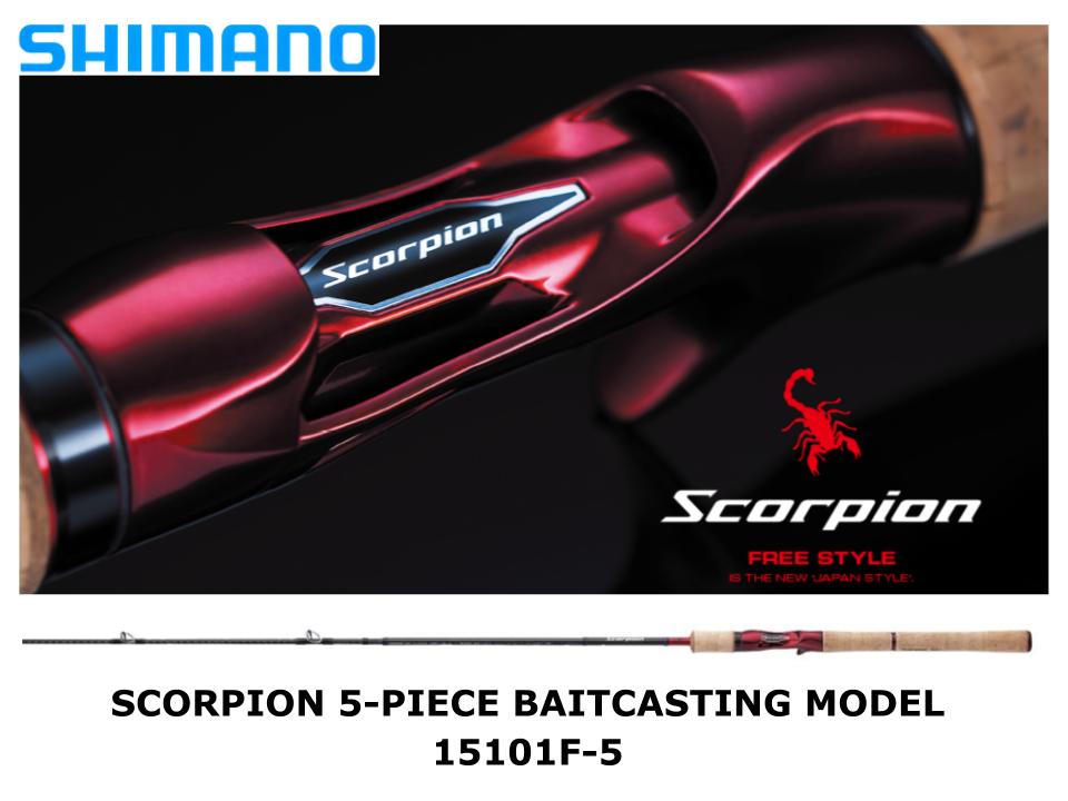 Shimano 19 Scorpion 15101F-5 | 5 Pieces Baitcasting – JDM TACKLE