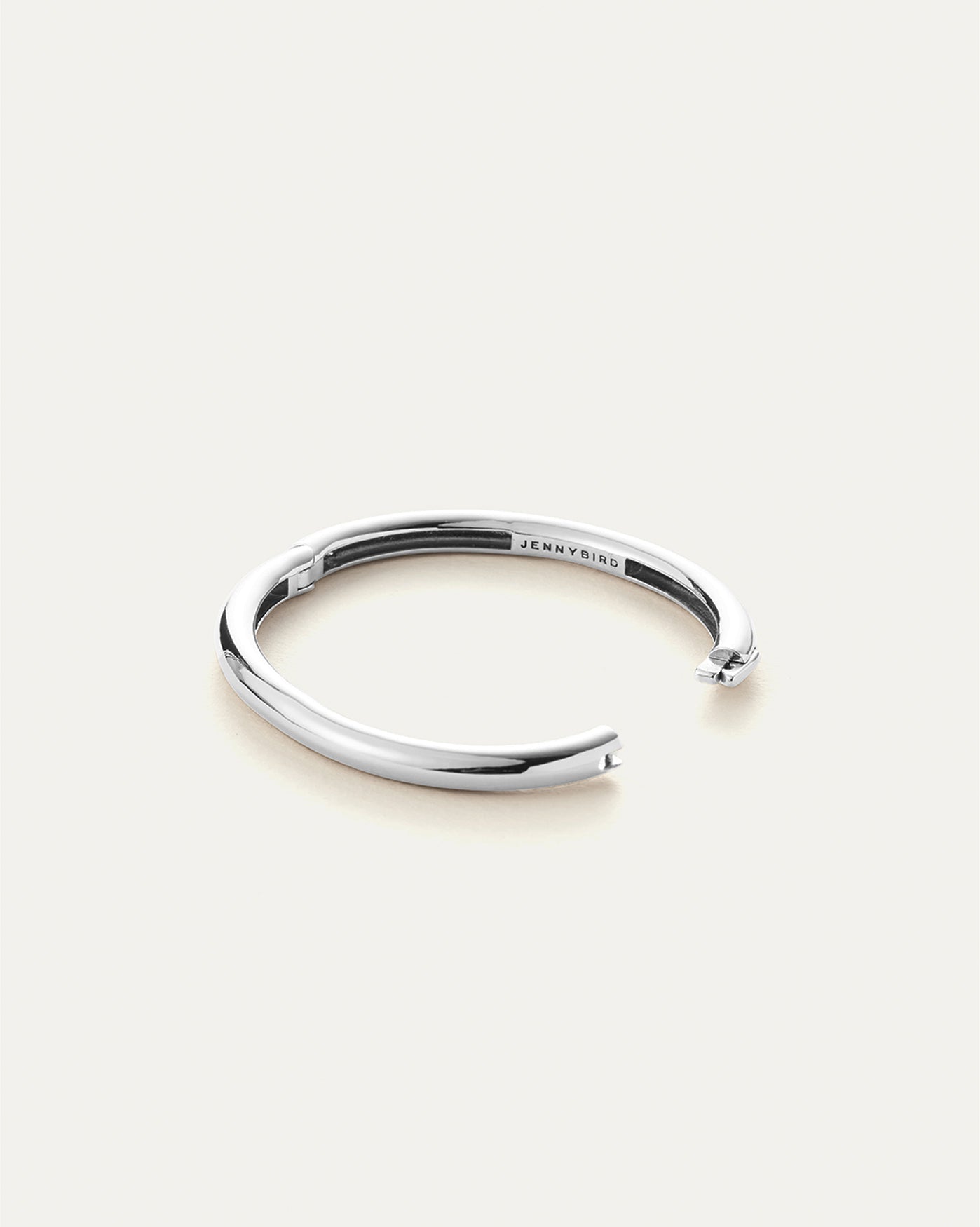 Gia Bangle | Chunky Silver Bangle Bracelet | JENNY BIRD