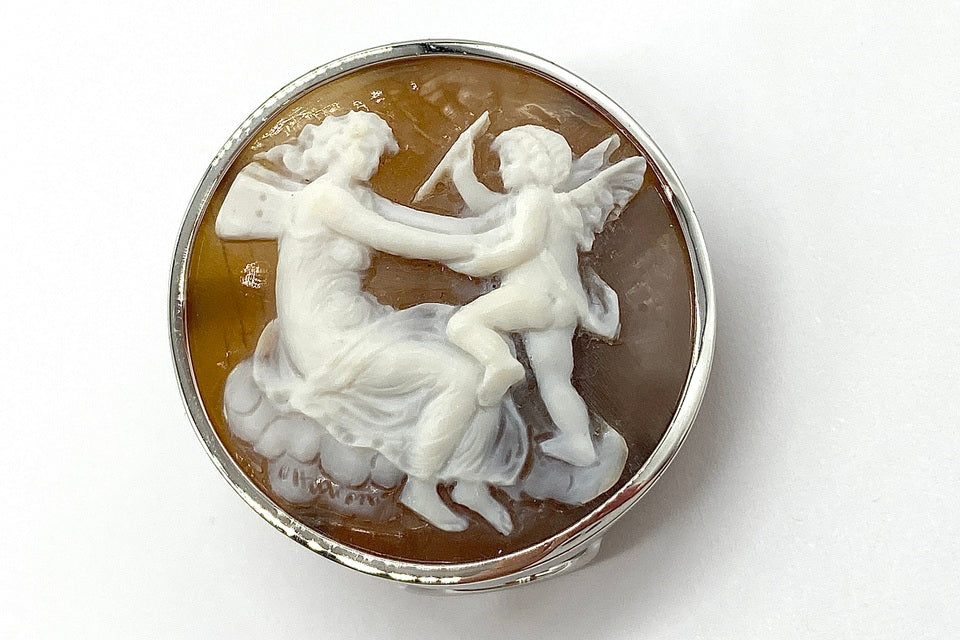 Pasquale Ottaviano【パスクワ―レ オッタビアーノ】K18WGシェルカメオ