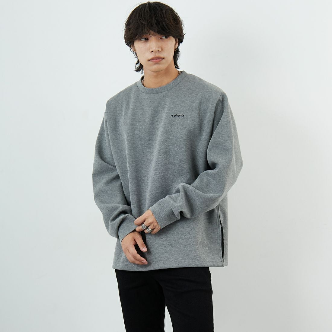 phenix [プラスフェニックス] 別注 ダンボールニット サイドジップ