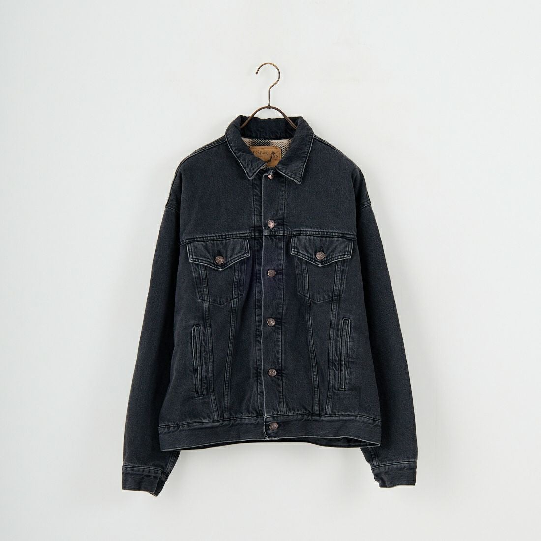 orSlow [オアスロウ] フランネルチェックライニング デニムジャケット