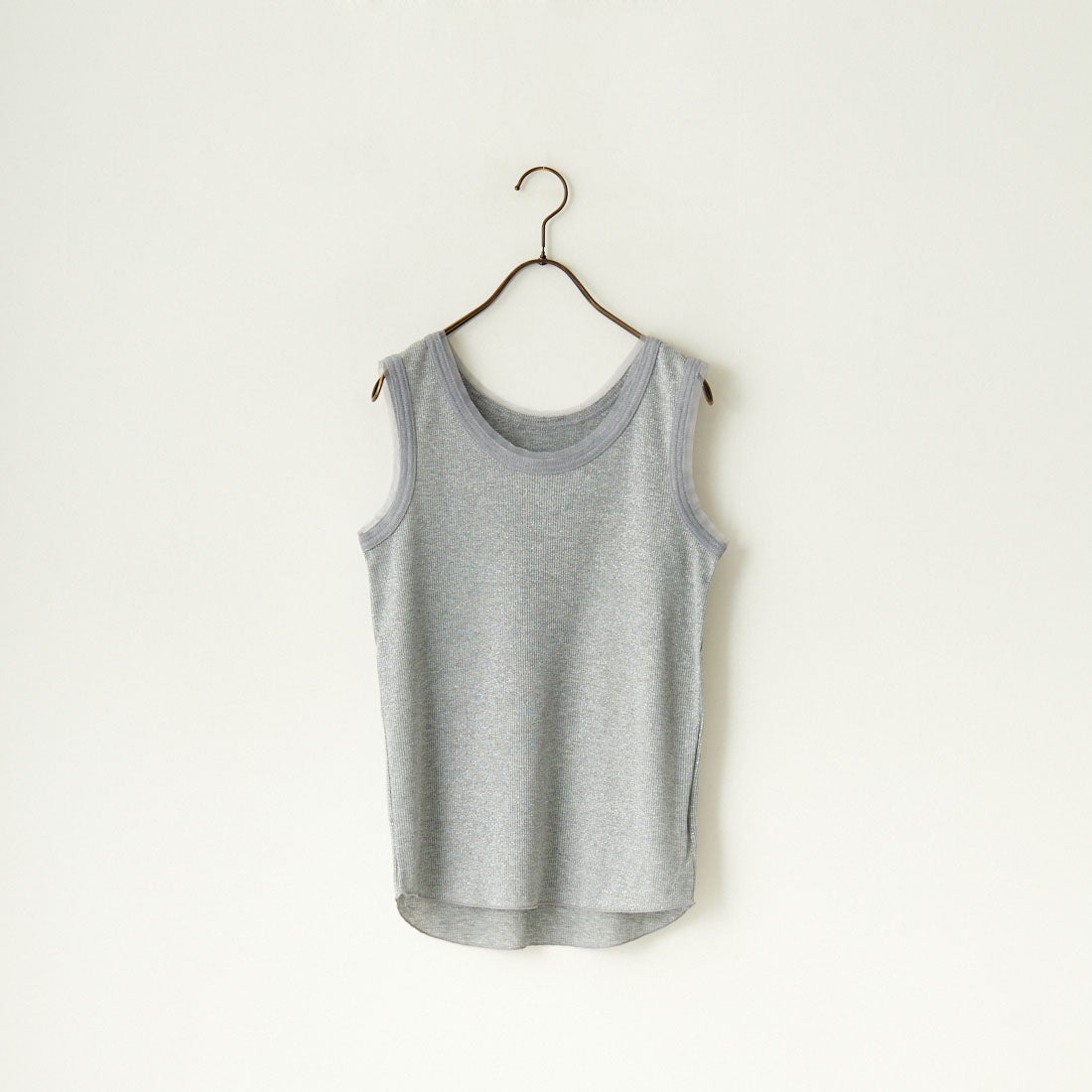 Jf Ready Made [ジェイエフレディメイド] ラメリブタンクトップ