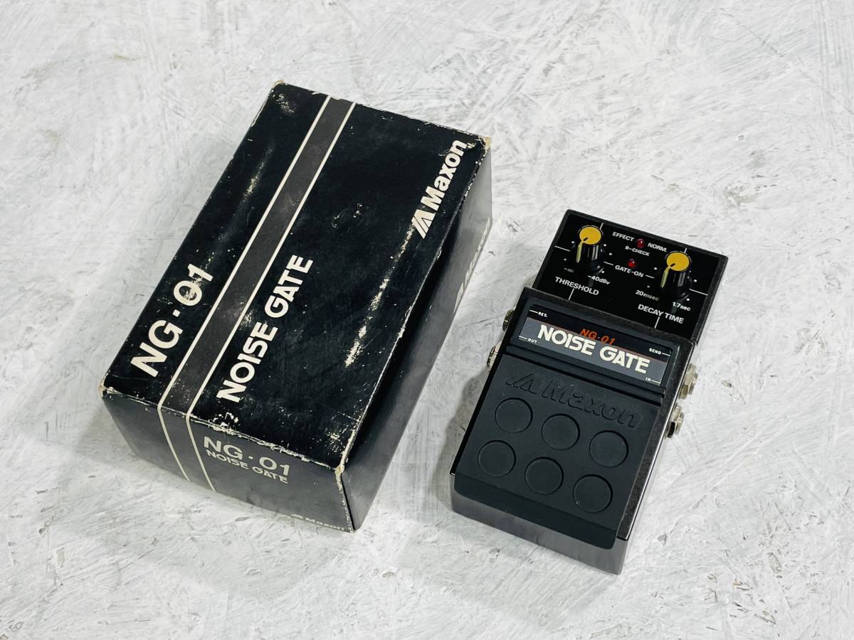 Maxon NG-01 NOISE GATE ノイズゲート 布袋寅泰 BOOWY 【公式通販】