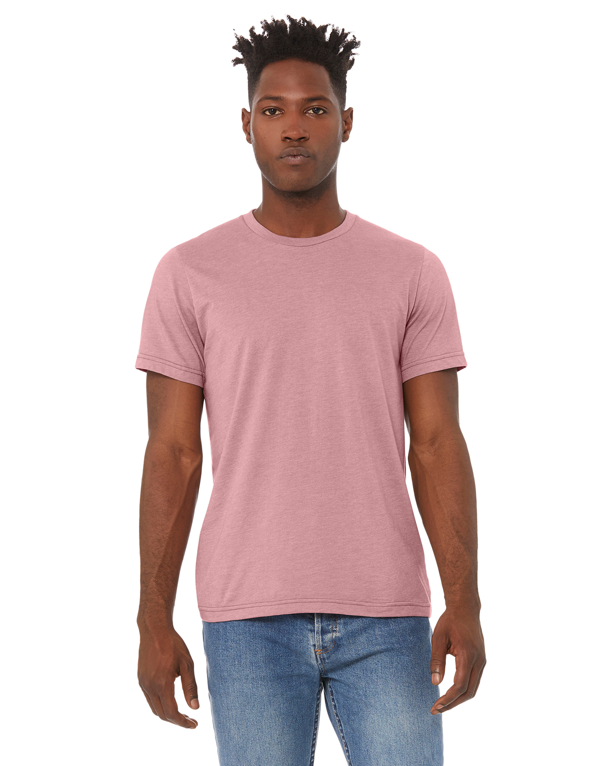 Bella Canvas Unisex Heather Cvc T Shirt 3001 Cvc Heather Orchid