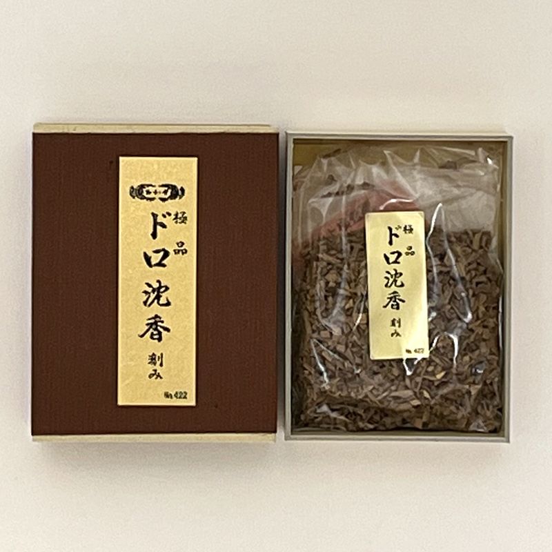 玉初堂 香木 極品 ドロ沈香 刻 15g 化粧箱詰 | 寺院用仏具・寺院用品
