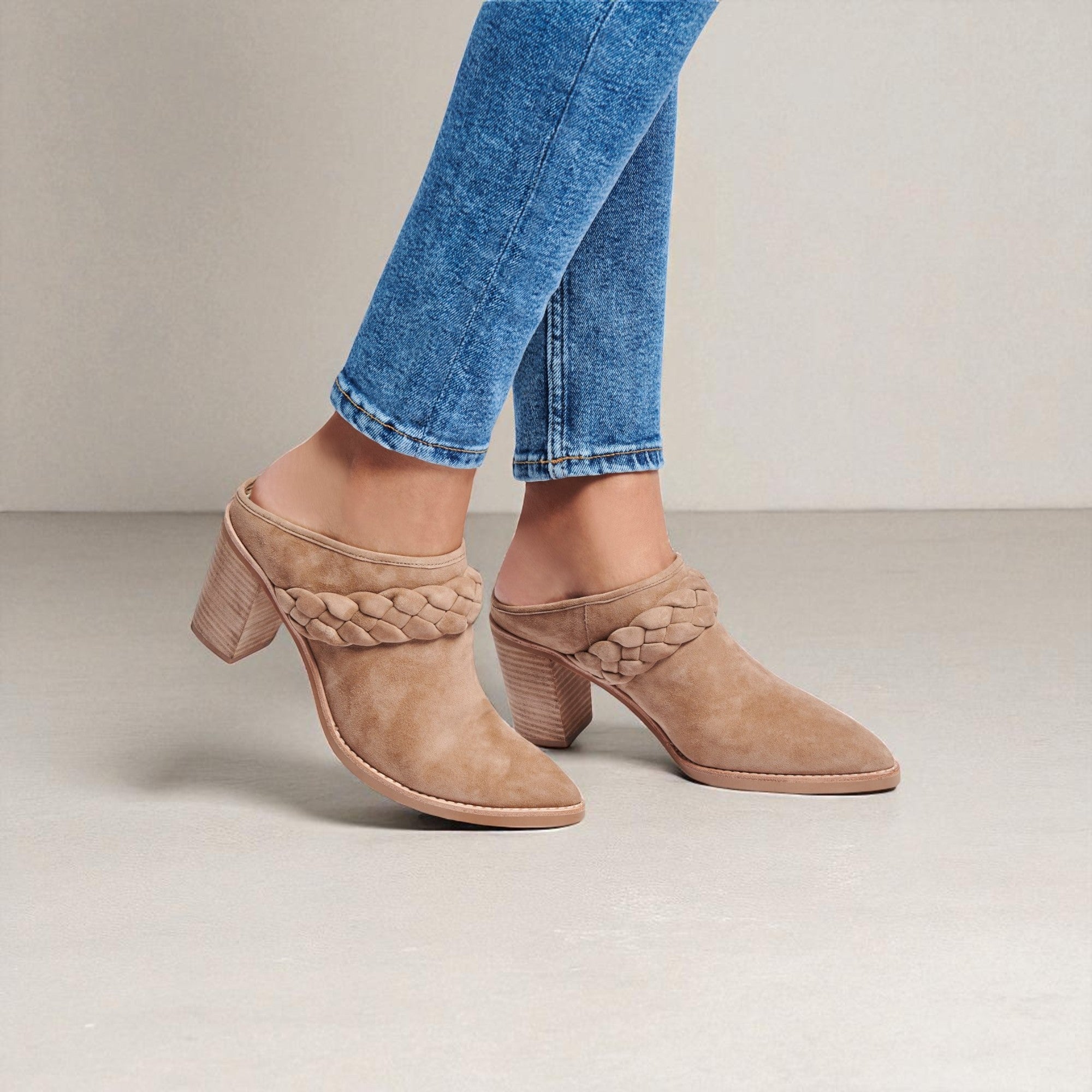 MULES IN TRUFFLE SUEDE by Dolce Vita – Jilli Boutique