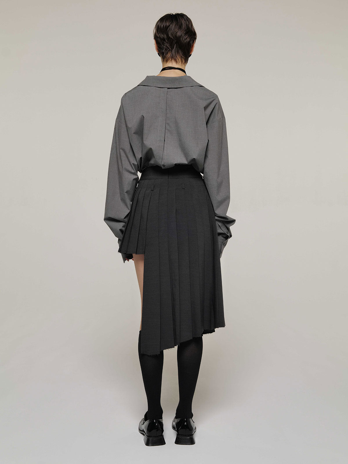 SCREW PLEATS SKIRT – JOSEMOON
