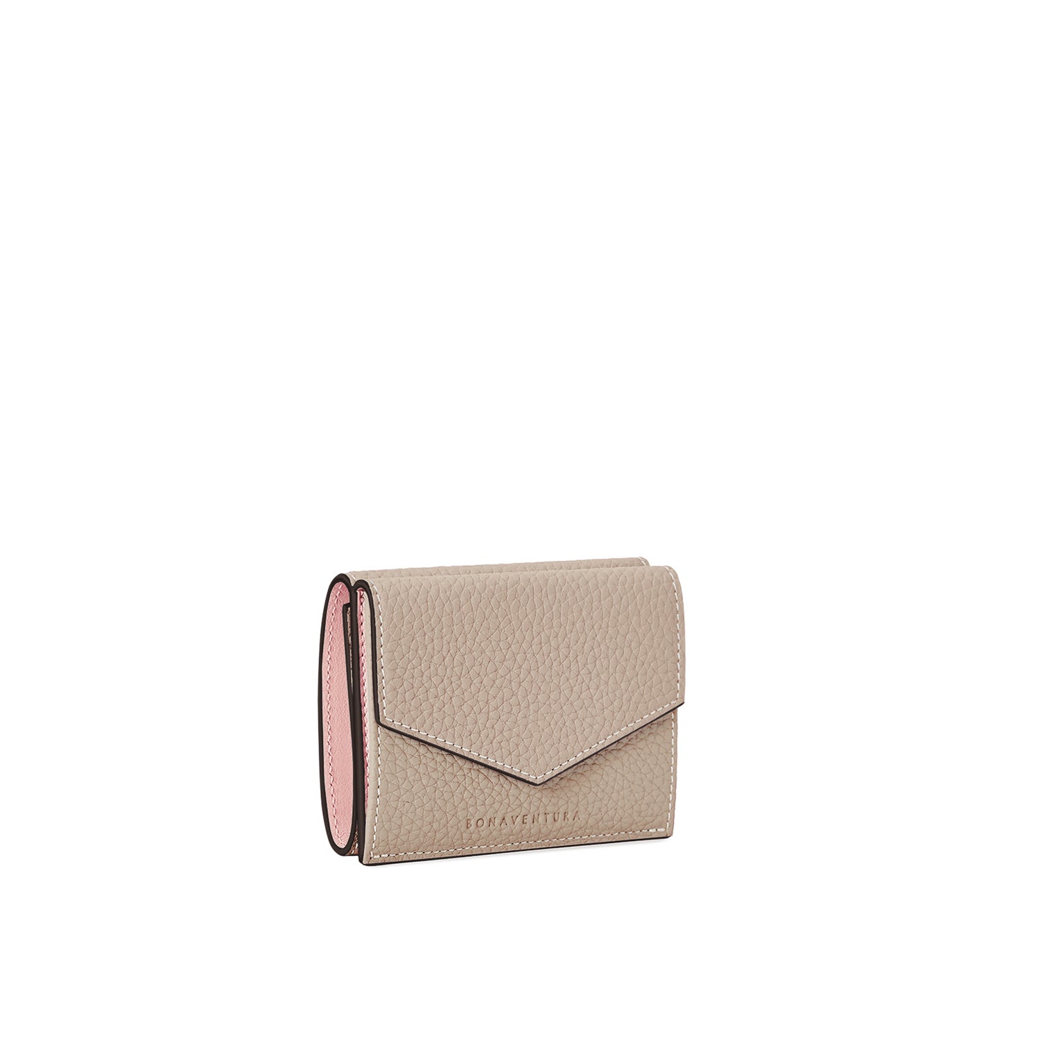 未使用級✨現行 BONAVENTURA フラップ スモールウォレット グレージュ