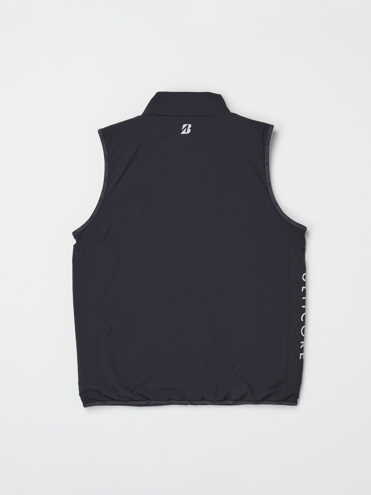 25年秋冬 【4Dimotion Fit】 前開き中わたベスト(M BK(ブラック