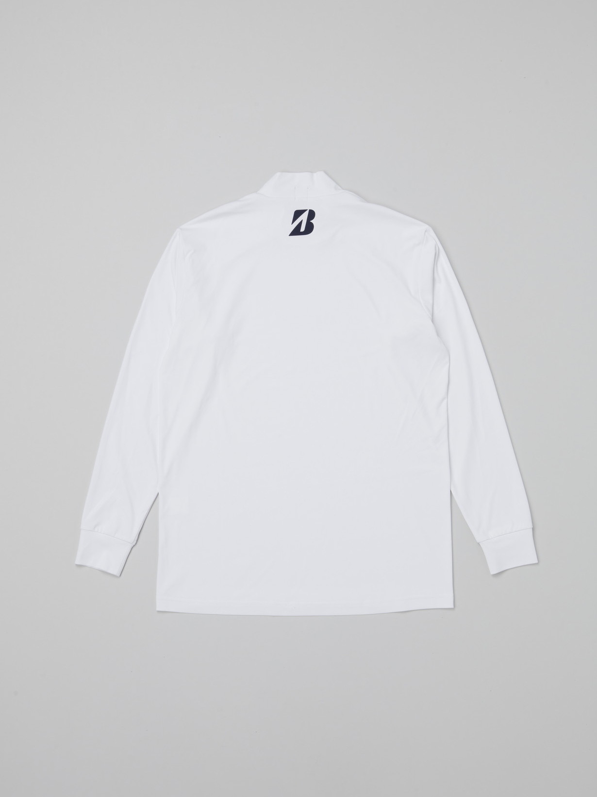 25年秋冬 【B-01】 長袖モックネックシャツ(M WH(ホワイト)): アパレル