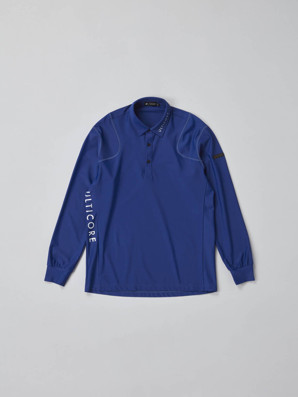 秋冬 【4Dimotion Fit】 長袖共衿シャツ(M BK(ブラック)): アパレル